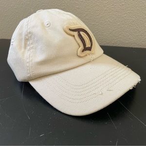 Disney Parks 55th Anniv Embroidered Big D Distressed Strap Back Hat Cap New